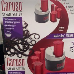 CARUSO 30 Piece Molecular Steam Hairsetter/Hot Rollers | 5 Size Rollers, Conditi